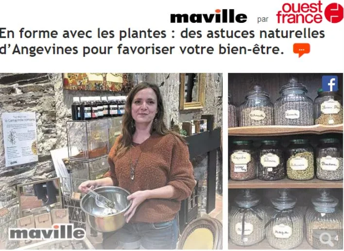 article sur amandine vient, naturopathe experte en plantes médicinales