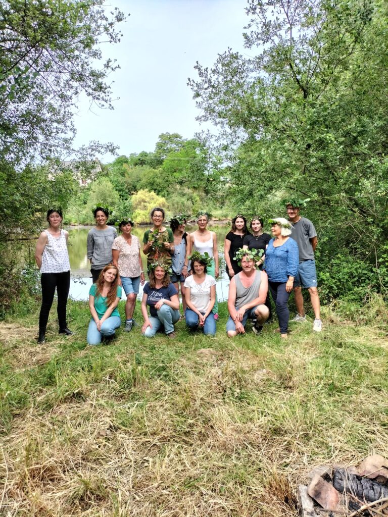 photo de groupe sortie botanique savennières